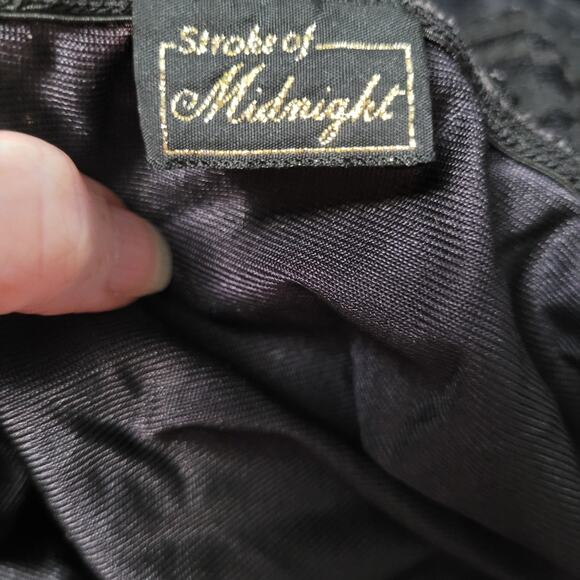 Stroke of Midnight Size M Made in the USA Black Sheer Cami - Picture 6 of 6